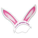ZLC245090 Rabbit Ears with Elastic Band and Custom Imprint